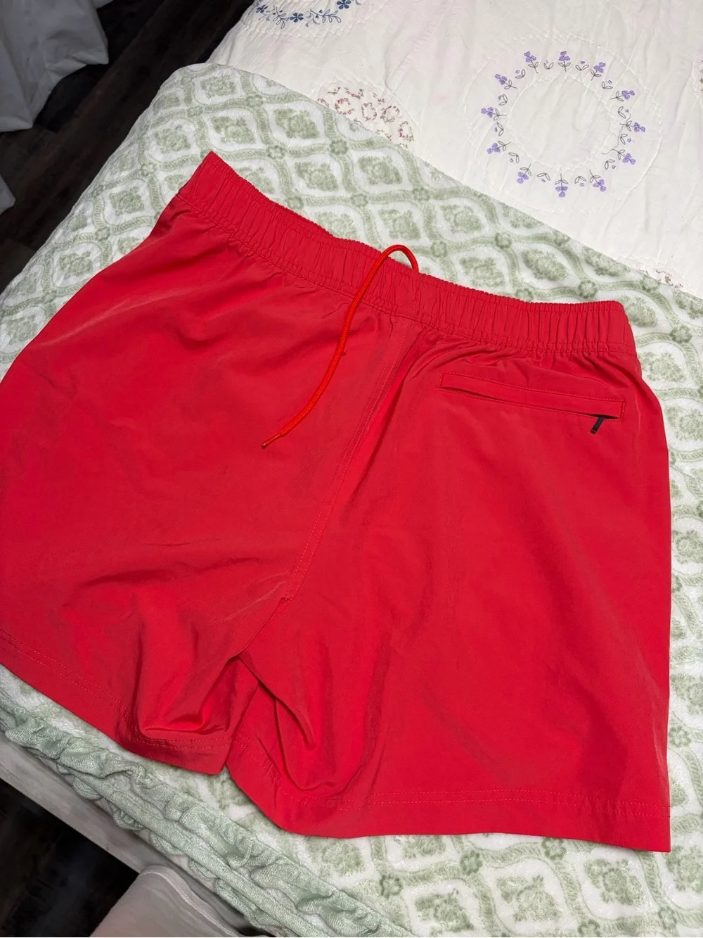 Men’s Red Swim Trunks